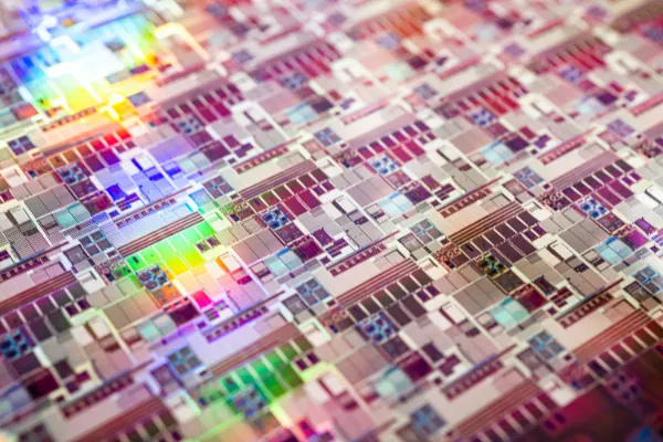 Procesador de computadora visto de cerca