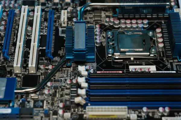 Placa madre de una computadora de escritorio