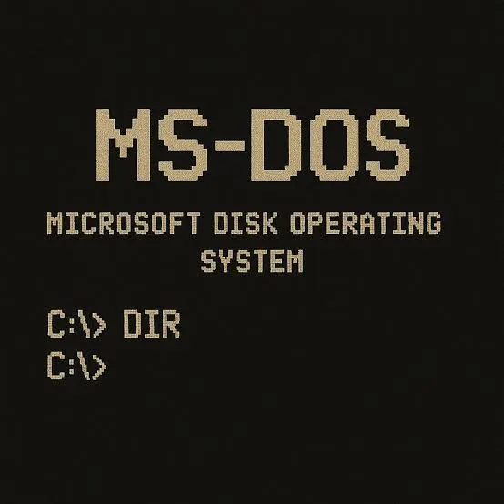 Pantalla de MS-DOS