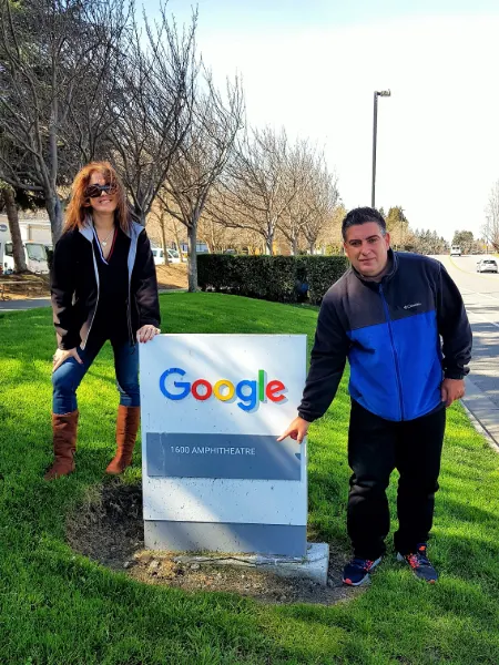 Página de inicio del buscador Google