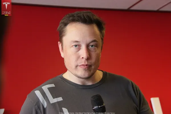 Retrato de Elon Musk
