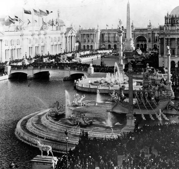 Vista de la Exposición Universal de Chicago de 1893