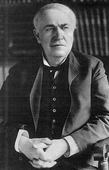 Retrato de Thomas Edison