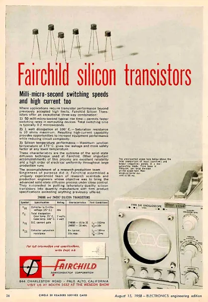 Edificio o chip de Fairchild Semiconductor