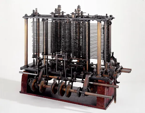Modelo de la Máquina Analítica de Babbage