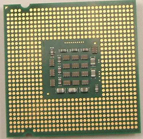 Procesador de Intel de la época (imagen ilustrativa)